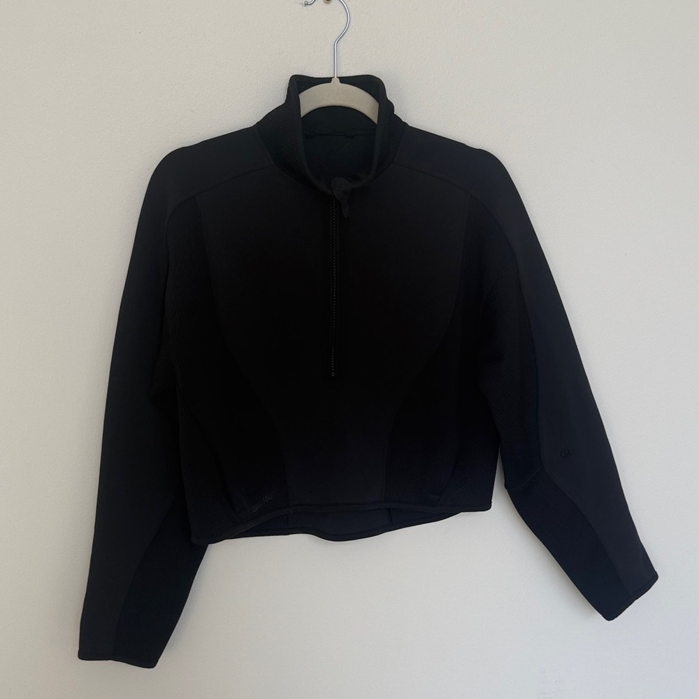 Lululemon Black Quarter-Zip Pullover